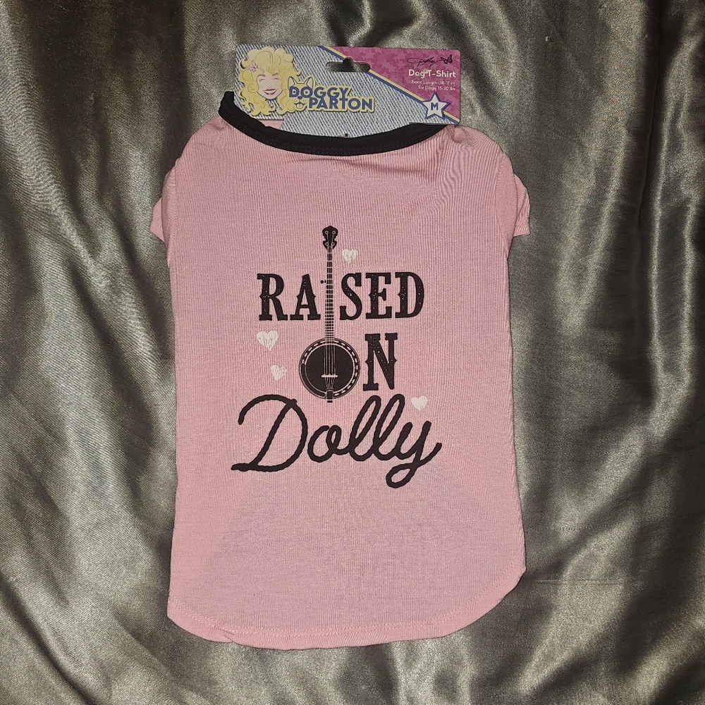 New. Raised On Dolly Pet Shirt. Size Medium.
